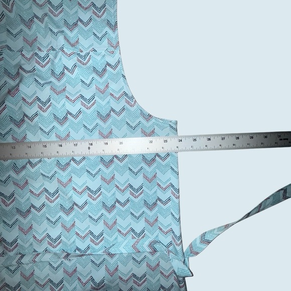 Eddie Bauer Departure Sleeveless Shirt Dress Size 2XL Blue Chevron Pattern - Picture 10 of 13